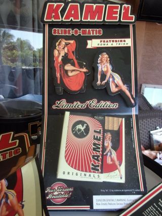 Vintage Kamel Cigarette Store Display And Posters