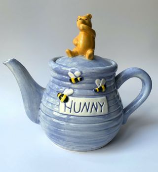 Vintage Winnie The Pooh Teapot,  Treasure Craft,  Disney,  Hunny Pot With Bees