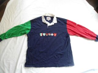 Vintage Six Nations Cotton Traders Rugby Jersey Shirt Size 2 Xl
