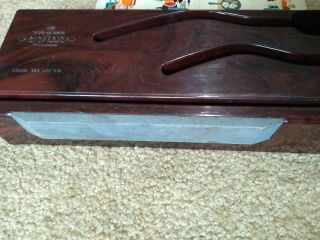 VINTAGE CUTCO THREE PIECE CARVING SET in CASE w/ sharpener,  and a COOKBOOK 3