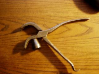 ANTIQUE Vintage COBBLERS Pliers Leather Tool UNION USMC 3W made in USA 2