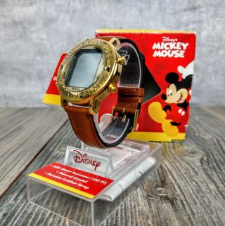 Vintage Rare Disney Mickey Mouse Dancing Digital Watch Needs Battery
