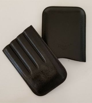 Pheasant Leather 4 Finger Cigar Pocket Case By R D Gomez Spain