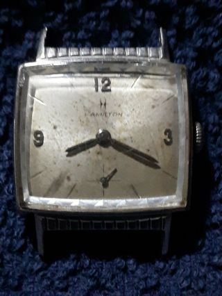 Vintage Mens Hamilton Wristwatch 17j,  M - 686,  10k - Rgp Running