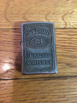 Vintage Jack Daniels 2000 XVI Zippo Lighter Pre - owned Made In USA 2