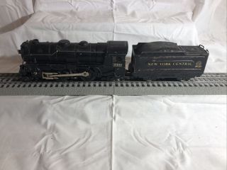 Vintage Marx Trains O Scale 999 2 - 4 - 2 Steam Engine & Tender Nyc “parts/restore”