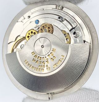 Vintage 1960s Sunburst Dial Hamilton Automatic Cal.  639A 17j Swiss Watch RGP Case 3