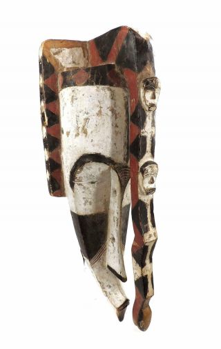 Fang Ngil Mask With Snake Gabon African Art 32 Inch