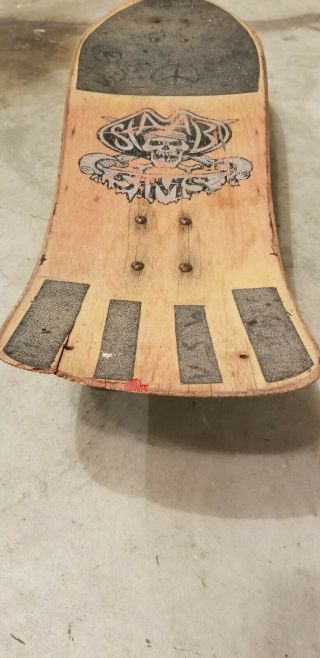 Vintage Sims Kevin Staab Skateboard 5