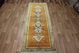 Old Traditional Hand Made Persian Oriental Wool Runner 7 