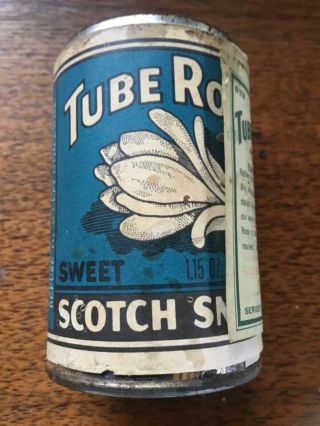 Vintage Tube Rose Scotch Snuff Brown & Williamson Co.  Louisville,  Ky