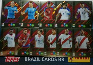 Adrenalyn Xl Russia 2018 Limited Edition Rare Cards Peruvian Set Exclusive Peru