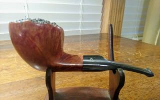 Vintage Alpha Signature Freehand Tobacco Estate Smoking Pipe Made In Isreal
