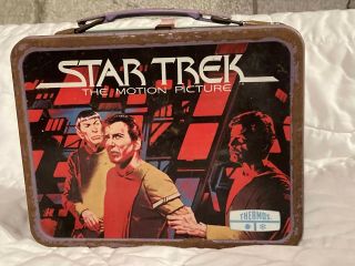 Vintage Star Trek The Motion Picture Metal Lunch Box 1979