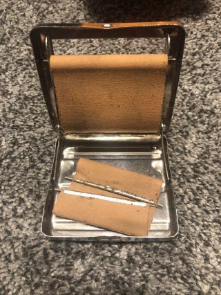 VINTAGE Collectors RIZLA METAL CIGARETTE ROLLING MACHINE MADE IN FRANCE 2