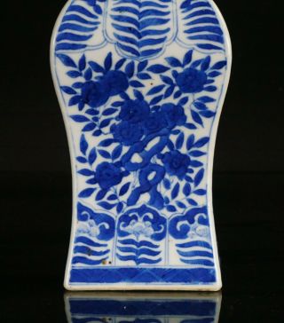Antique Chinese Blue and White Porcelain Square Shaped Vase 18th/19th C QING 3