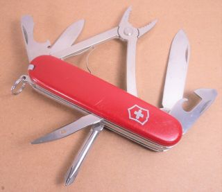 Vintage Victorinox Officier Suisse Rostfrei 7 Tool Swiss Army Knife Rare Pliers