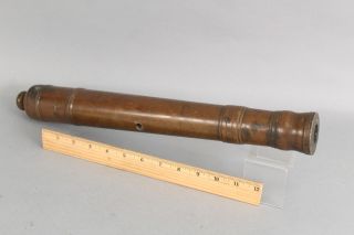 Small Antique 18thc Bronze Swivel Deck Black Powder Signal Cannon,  Nr