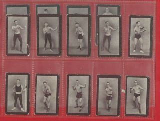 British Army Boxers - 1913 Wills Scissors Overseas Cigarette Cards X14 (rq02)