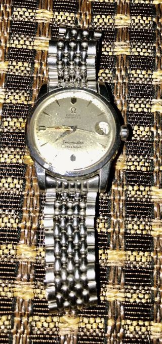 Vintage Omega Seamaster Calendar Automatic Cal 503 2849 - 1 Sec 20 Jewel Watch