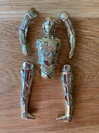 Vintage Star Wars C3po With Removeable Limbs Figure 3