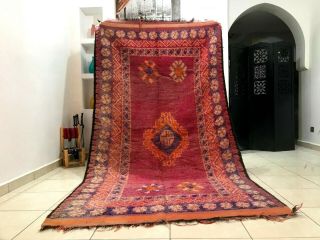 Moroccan Antique Handmade Mzouda Carpet 5 