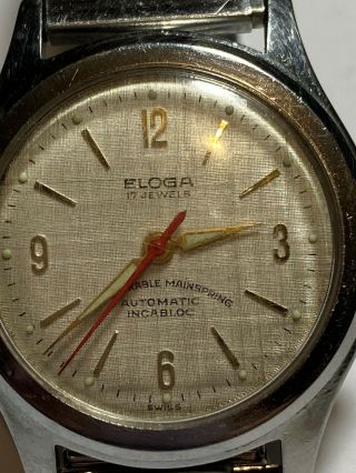 Vintage Ladies Eloga Automatic Wristwatch (Swiss Made) 2