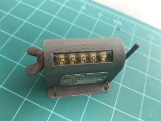 Vintage Durant 5 Digit Mechanical Counter Model 5 - D - 1 - 1 - R Ratio 1:1 Good 2
