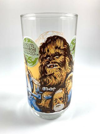 Vintage 1977 Star Wars Chewbacca Burger King/coca Cola Glass