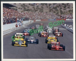 1986 Indy Car Racing Vintage Photo 8 " X 10 Andretti,  Cogan,  Mears,  Sullivan,