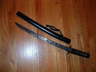 [sd - 096] Japanese Samurai Sword: Signed Wakizashi In Koshirae