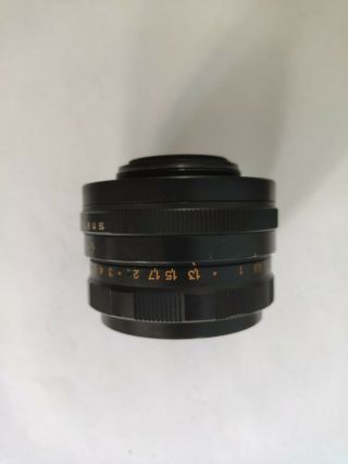 Vintage USSR lens Helios 44m 58 mm f/2 M42 for Sony,  Canon,  Nikon 3
