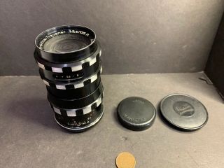 Vintage A Schacht Ulm Lens Praktica - Travenar 1:3,  5/135 R,  35mm