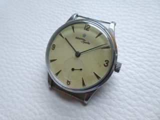 Elegant Rare Vintage ZENITH SPORTO Men ' s dress watch from 1941 ' s year PARTS 3