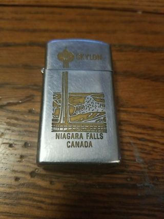 Vintage Zippo Lighter Skylon Niagara Falls Canada
