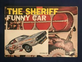 Mpc The Sheriff Funny Car 1/25 Scale (vintage 1970)
