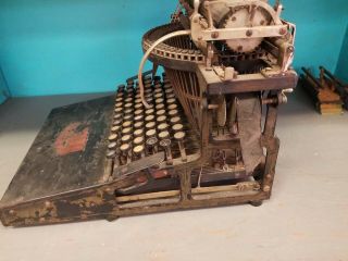 Antique Caligraph No 2 Typewriter 1893 Personal Note Repair Parts 6