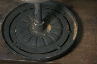 Antique Art Deco Era Cast Iron Elevator Floor Indicator w/ Pulley Wheel 5
