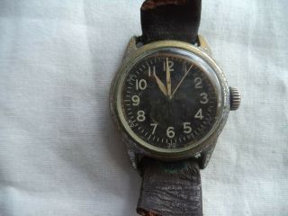 Ww2 Era Elgin Military Issue Wrist Watch Cal.  539 Parts Type A - 11