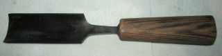 Vintage Antique W.  Butcher Cast Steel 2 " Round Gouge Chisel Tool Wood Handle