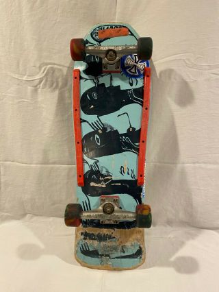 Vintage 1987 G&s Neil Blender " Faces " Complete Skateboard