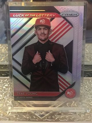 Trae Young Rc Luck Of The Lottery Silver Prizm 5