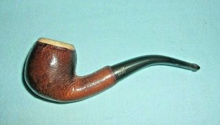 Hilson 5 - 1/2 " Long Leather Wrapped Pipe Made In Belgium