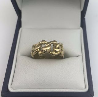 Gorgeous Antique 18k Gold “knot” Ring.  Size L.  4.  38 Grams.  Chester 1901