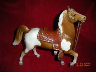 Vintage Breyer Fury Prancer With Chain Reins And Snap On Saddle