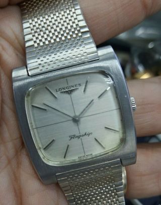 Vintage Longines Flagship Swiss Mens Watch Hand Winding Watch