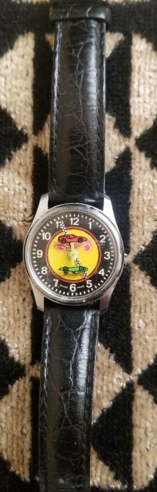 Vintage 1970 Mattel Hot Wheels Moveable Swiss Watch