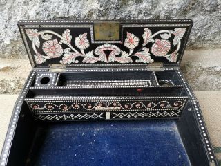 A Ceylonese Writing Lap Desk for restoration 3