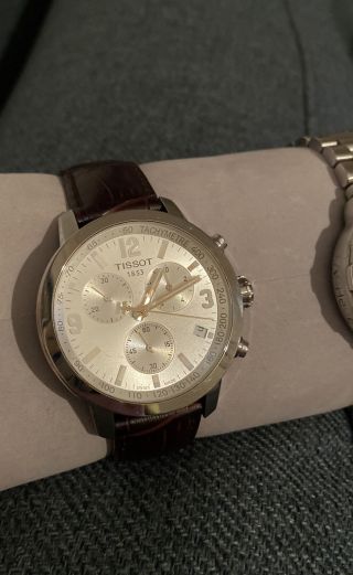 Tissot Prc 200 Brown Wrist Watch For Mens T0554171603700