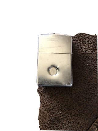 Vintage Zippo 3 Barrel Hinge With Bullet Hole Made In Usa